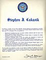 Steve Lukasik award Dec1974
