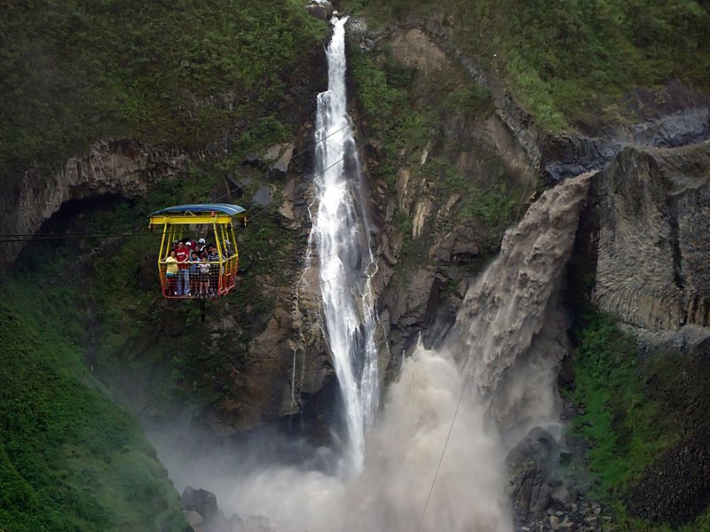 Tarabita - Cascada de Agoyán