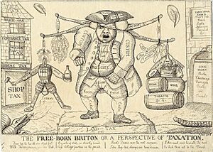 The free-born Briton or a perspective of taxation (BM 1868,0808.5468)