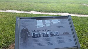 US National Park Service marker at Huffman Prairie Flying Field