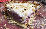 Ube Haupia Pie with Macadamia Shortbread Crust (933851403)
