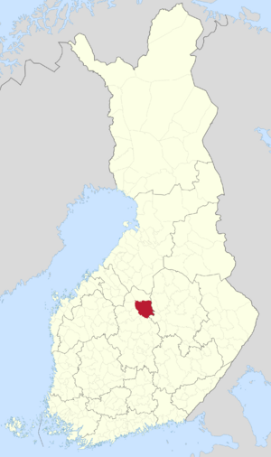 Location of Viitasaari in Finland