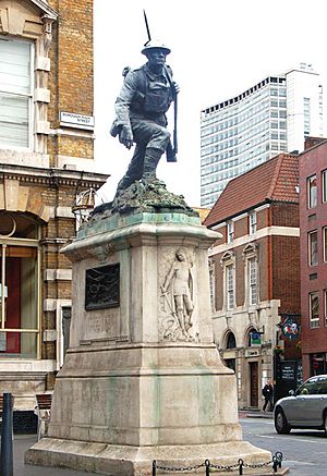 War memorial on Borough High Street, south London - geograph.org.uk - 1522091