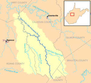 West Fork Little Kanawha River map.png