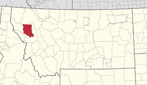 Location in Montana