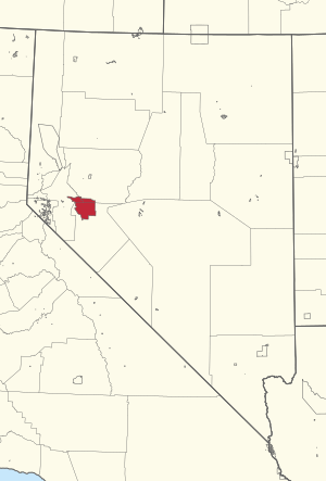 Location of the Walker River Indian Reservation