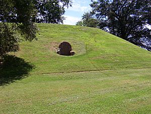 4th Bluff Mounds Memphis TN 07 main mound bunker entrance