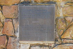 A memorial to the Abbe de la Caille, at Aurora in the Western Cape of South Africa