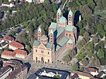 Aerial image of the Speyer Cathedral (view from the southwest)