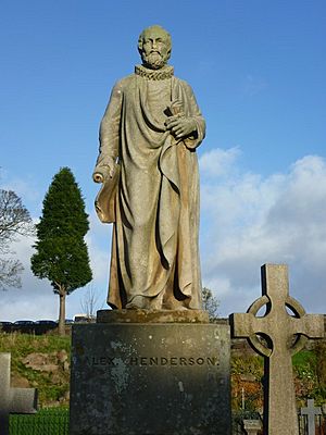 Alexander Henderson statue, Old Town Cemetery (geograph 2723602)
