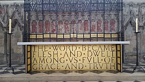 Altar of Lady Chapel Ely Cathedral October 2017