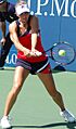 Anna Chakvetadze at the 2009 US Open 13 (cropped)