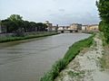 Arno River in Pisa.honeydew