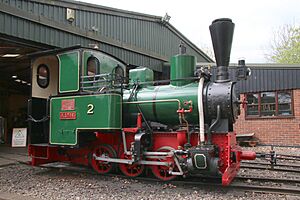 Arnold Jung 3872 "Katie" at the Bredgar & Wormshill Railway Easter Open Day 2017