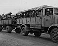 Arrivo di un automezzo militare a Tobruch nell 1941