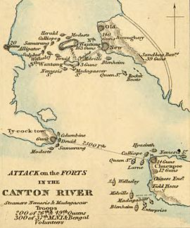 Attack on the Forts in the Canton River