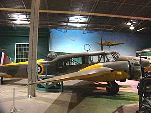 Avro Anson bomber trainer