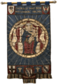 Banner at Saint Bede Catholic Church, Williamsburg, Virginia