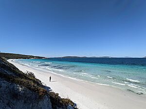 Beach on the southern eastern side of Vancouver Peninsula