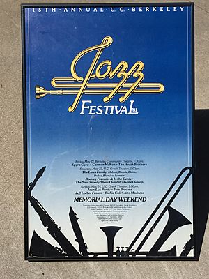 Berkeley Jazz Festival - poster for 1981