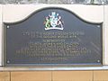 Bethnal Green stn memorial plaque