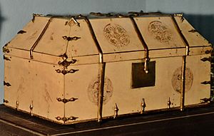 Bodmin, St. Petrocs Church- St. Petrocs ivory and gold casket (1170) (geograph 5100462)