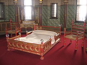 Castell Coch - Lady Bute's bedroom
