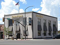 Central Bank in Springville, Utah, Aug 15