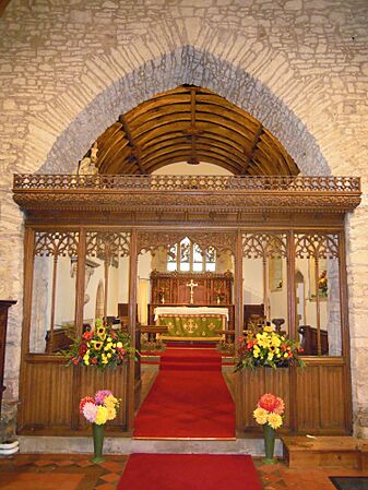 Chancel arch St Peters Shirwell