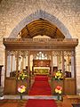 Chancel arch St Peters Shirwell