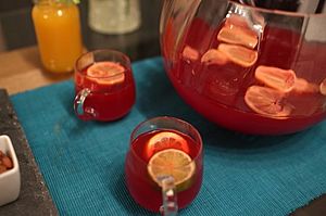 Chapman in a punch bowl