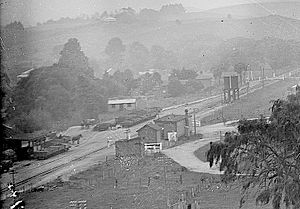 Circa 1921 Otorohanga railway station