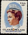 Clara Maass 13 cent stamp