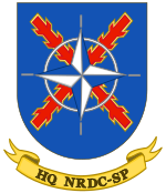 Coat of Arms of the NATO Rapid Deployable Corps-Spain Headquaters.svg