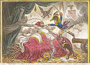 Comforts-of-a-Bed-of-Roses-Gillray
