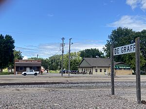 DeGraff, Minnesota, Railroad track