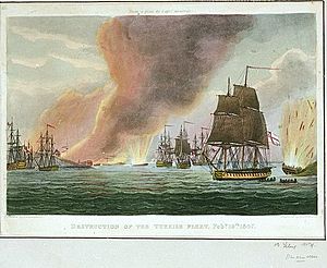 Destruction of the Turkish Fleet Feb 19 1807