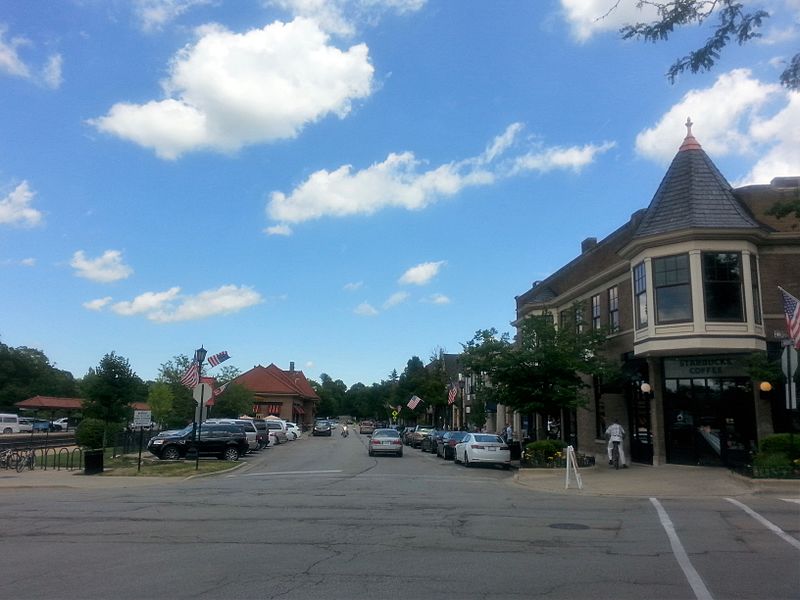 Downtown Hinsdale Illinois