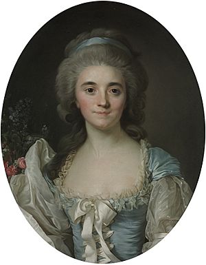 Duplessis - Marie Joséphine of Savoy in a turquoise dress