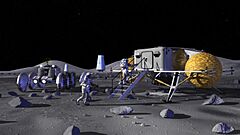 Entering a Lunar Outpost