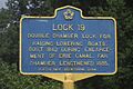 Erie Canal lock 19 marker