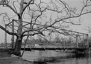 Fink Through-Truss Bridge, Hunterdon County Government Complex (moved to), Flemington vicinity, Hunterdon County (New Jersey)