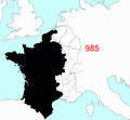 French borders from 985 to 1947