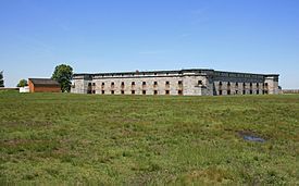 Fronts one and two of fort delaware on pea patch island.jpg