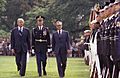 Gerald Ford and Mohammad Reza Shah Pahlavi Whitehouse South Lawn