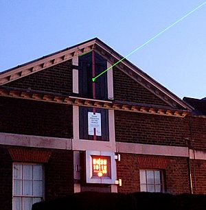 Greenwich observatory laser