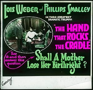 Hand That Rocks the Cradle 1917 coming attraction card