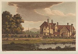 Houghton 59S-195 Samuel Ireland,Cloptan House, 1795