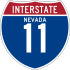 Interstate 11 marker