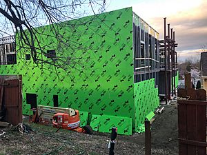 Islamic Society of Baltimore construction, March 2020